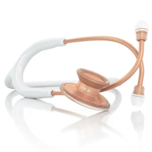 Home Acoustica® Stethoscope - White/Matte Rose Gold SKU: MDF747XPRG29